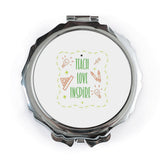 Teach Love Inspire Pocket Mirror, Teacher Gift, Appreciation Gift, Pocket Mirror for Teachers, School Teacher Present, Teacher's Day Gift - Tawshia