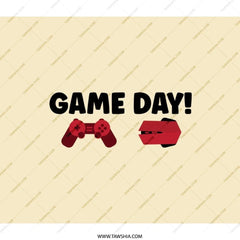 Game Day Backpack, Gamer Backpack, Video Game Backpack, Console Controller Backpack, Gift for Gamers, Novelty Backpack, Everyday Backpack - Tawshia