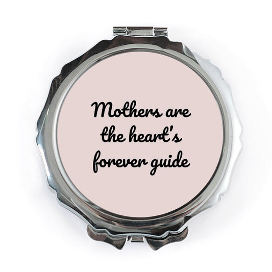Mothers Heart Pocket Mirror, Mom Gift, Mother's Day Gift, Pocket Mirror for Purse, Cute Mirror, Mothers are the heart's forever guide - Tawshia