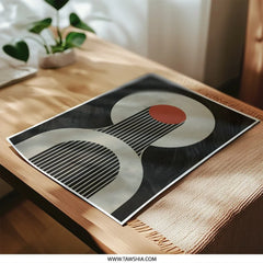 Abstract Photographic Print, Geometric Wall Art, Modern Art Print, Circle and Line Art, Minimalist Decor, Home Decor Print - Tawshia