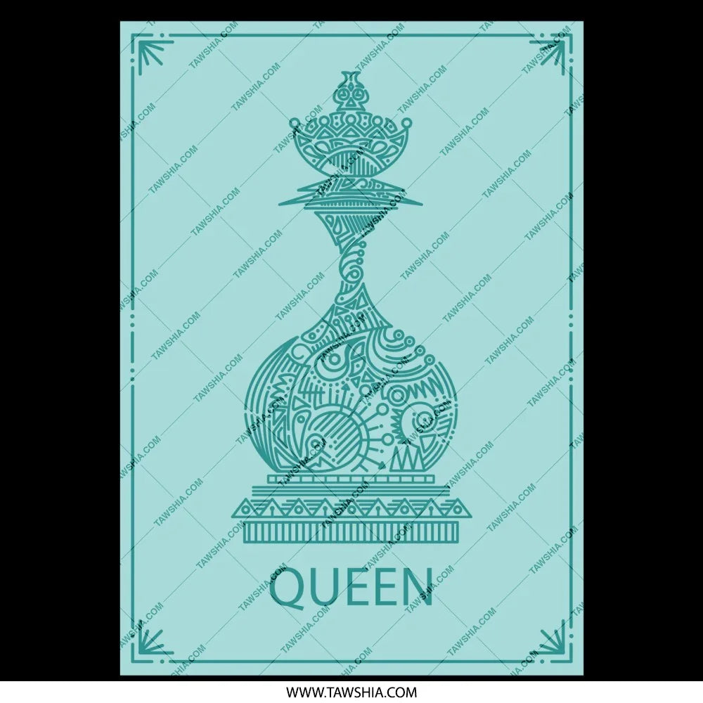 Queen Hookah Illustrated Wall Art Decor product