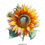 Sunflower Mug, Floral Coffee Mug, Botanical Tea Cup, Gift for Her, Flower Lover Mug, Bright Sunflower Art, Summer Mug, Garden Mug - Tawshia