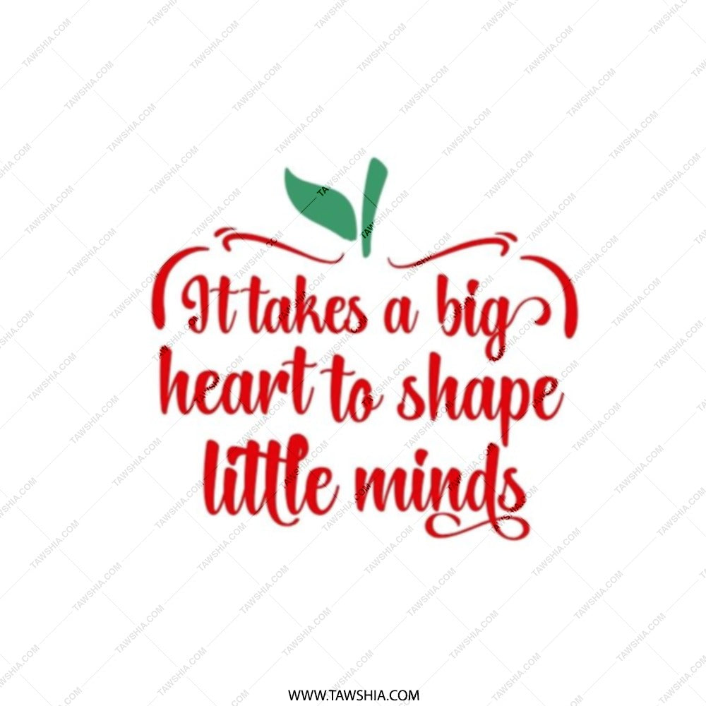 Teacher Appreciation Pocket Mirror, Big Heart Little Minds Quote, End of Year Gift, Teacher Gift Idea, Mentor, Makeup Mirror, Compact Mirror - Tawshia