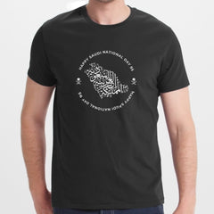 Happy Saudi National Day 93 Black Graphic Print T-shirt product