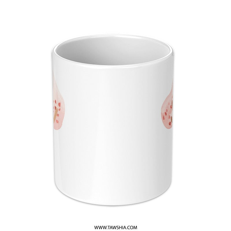 Watercolor Tree Mug, Pink Blossom Mug, Floral Coffee Cup, Springtime Gift, Cute Tree Lover Gift, Tree of Life Mug, Nature Lover SKU: MG10004211 - Tawshia