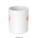Watercolor Tree Mug, Pink Blossom Mug, Floral Coffee Cup, Springtime Gift, Cute Tree Lover Gift, Tree of Life Mug, Nature Lover SKU: MG10004211 - Tawshia