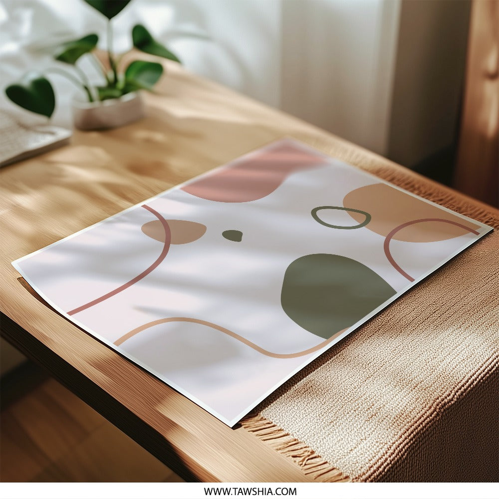 Abstract Art Photographic Print, Modern Art Print, Home Decor Wall Art, Minimalist Art Print, Aesthetic Room Decor, Unique Gift Idea - Tawshia