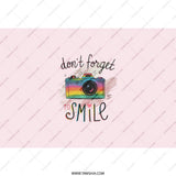 Smile Camera Tumbler, Motivational Quote Tumbler, Photographer Gift, Rainbow Camera Gift, Drinkware for Women, Stainless Steel Tumbler - Tawshia