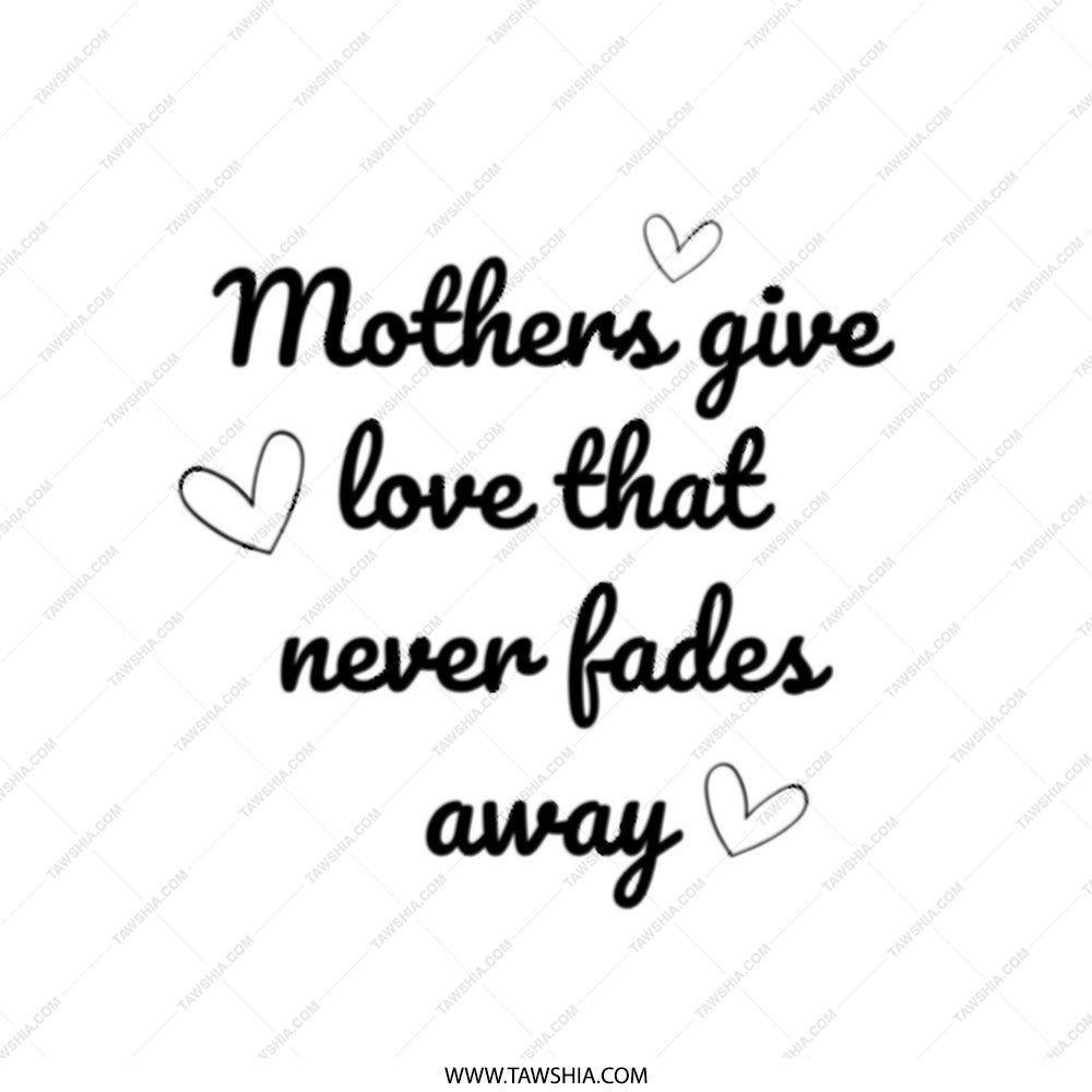 Mothers Day Tote Bag, Mom Love Never Fades Away, Gift for Mother, Shopping Bag, Everyday Tote, Gift for Her, Reusable Bag - Tawshia