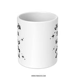 Arabic Quote Mug, Friends are Stars Mug, Motivational Coffee Mug, Arabic Gift, Gift for Friend, Inspiration Mug - Tawshia