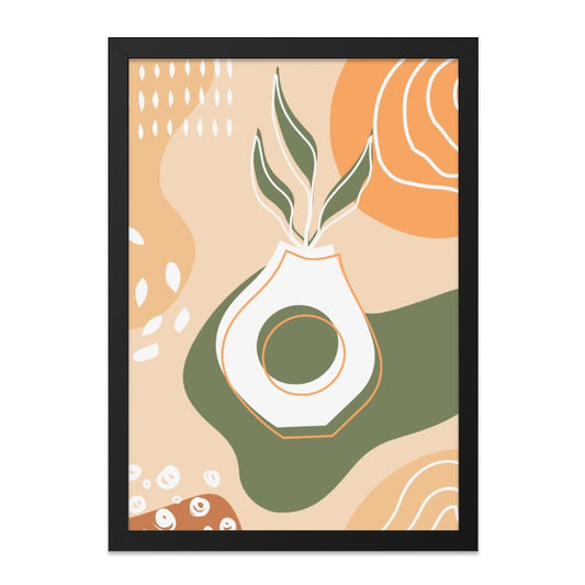 Boho Abstract Wall Art, Botanical Print, Neutral Color Art, Modern Wall Decor, Minimalist Art, Plant Print, Home Decor, Housewarming Gift - Tawshia