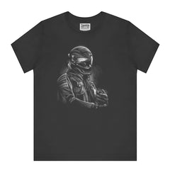 Biker With Helmet Graphic Short Sleeve T-shirt product