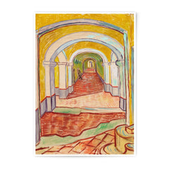 The Asylum Corridor Photographic Print, Van Gogh Art Print, Famous Painting Print, Gallery Wall Art, Fine Art Print, Home Decor - Tawshia