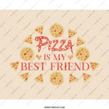 Pizza Is My Best Friend Mouse Pad, Foodie Gift, Cute Mousepad, Desk Decor, Funny Gift for Pizza Lover, Unique Office Accessory - Tawshia