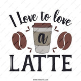 Latte Lover Pinback Button, Coffee Button, Cafe Gift, Coffee Bean Pin, Caffeine Addict Button, I Love Latte, Drink Lover Pin, Coffee Art - Tawshia