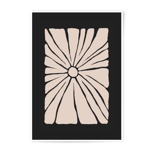 Abstract Floral Photographic Print, Minimalist Wall Art, Flower Illustration, Modern Home Decor, Botanical Print, Neutral Colors, Fine Art - Tawshia