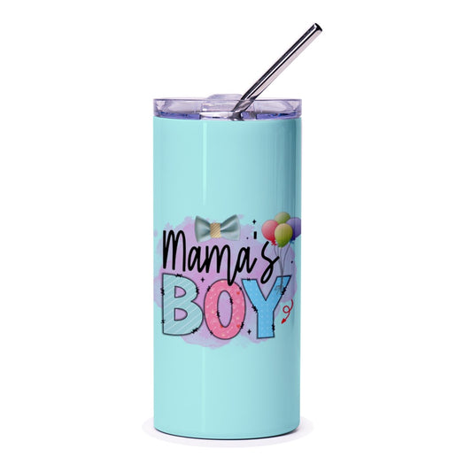 Mama's Boy Tumbler, Cute Boy Tumbler, Gift for Mom, Gift for Son, Birthday Gift Tumbler, Baby Boy Tumbler, Mama Tumbler, Tumblers - Tawshia