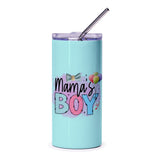 Mama's Boy Tumbler, Cute Boy Tumbler, Gift for Mom, Gift for Son, Birthday Gift Tumbler, Baby Boy Tumbler, Mama Tumbler, Tumblers - Tawshia