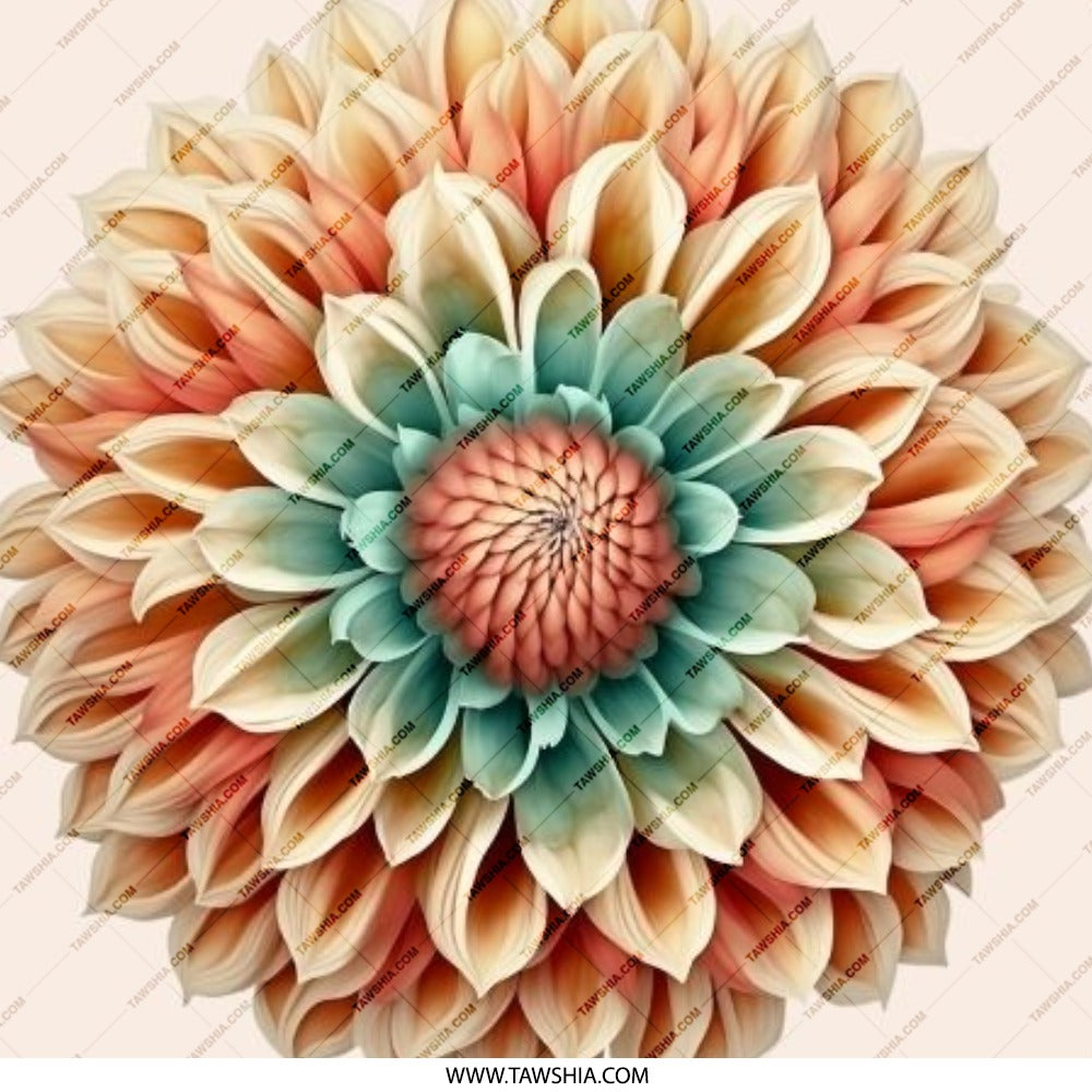 Dahlia Flower Pinback Button, Floral Button, Colorful Button, Unique Pin Badge, Artistic Button, Botanical Design Button, Nature Lover Gift - Tawshia