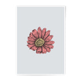 Pink Flower Photographic Prints, Floral Wall Decor, Botanical Art, Flower Drawing, Home Decor, Gift Idea - Tawshia