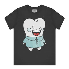 Smiling Tooth Character Graphic Tee Shirt product type