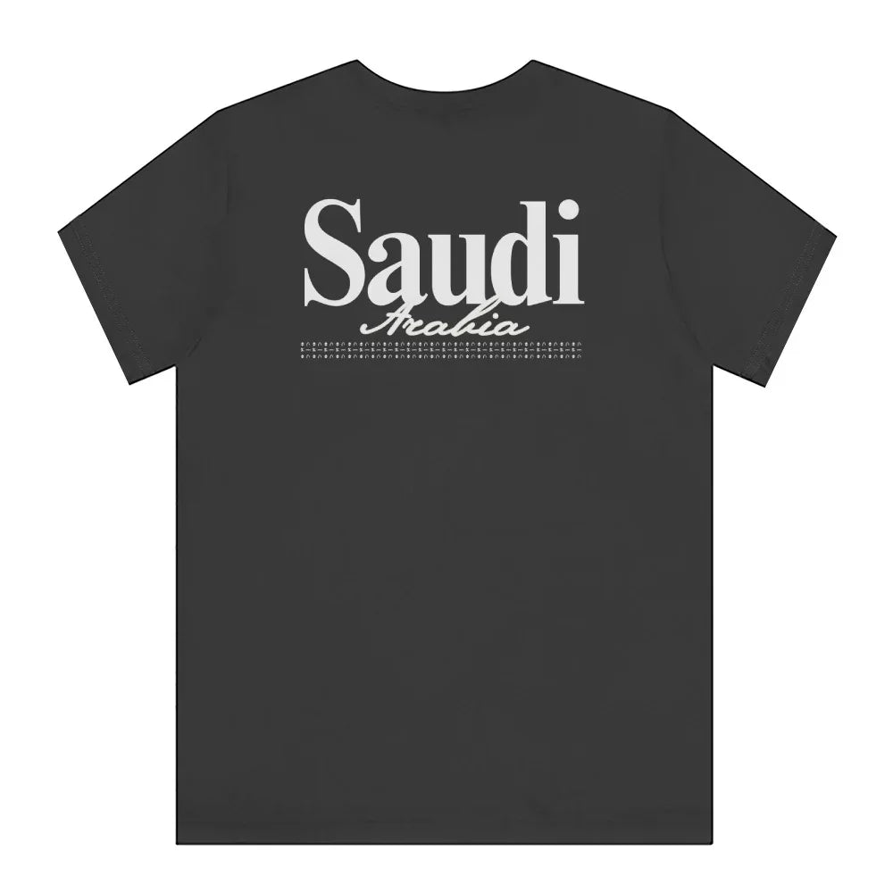 Saudi Arabia Script Graphic Black T-shirt product type