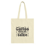 Coffee Before Talkie Tote Bag, Coffee Lover Gift, Funny Coffee Bag, Sarcastic Tote, Novelty Coffee Tote, Caffeine Addict, Unique Gift - Tawshia