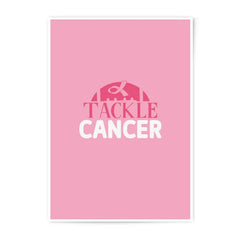Tackle Cancer Photographic Prints, Pink Ribbon Awareness Art, Inspirational Prints, Cancer Support Gift, Fight Cancer Prints - Tawshia