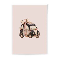 Floral Car Photographic Prints, Cute Car Art, Whimsical Car Print, Car Wall Decor, Flower Prints, Childrens Room Art, Nursery Prints - Tawshia