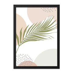 Tropical Leaf Wall Art, Abstract Botanical Print, Boho Home Decor, Modern Art, Palm Leaf Art, Neutral Wall Decor, Minimalist Wall Art - Tawshia