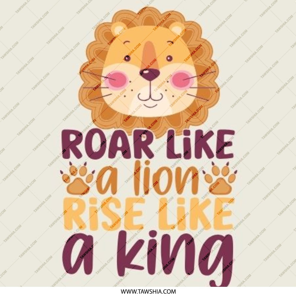 Roar Like a Lion Pinback Button, Rise Like a King, Cute Lion Badge, Inspirational Button, Animal Lover Gift, Positive Vibes Button - Tawshia
