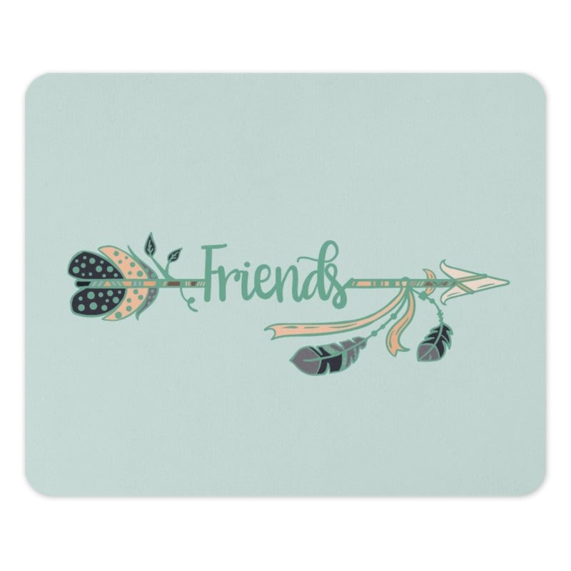 Friends Arrow Mouse Pad, Cute Desktop Accessory, Gift For Friend, Unique Office Decor, Personalized Work Space, Computer Gaming Pad - Tawshia