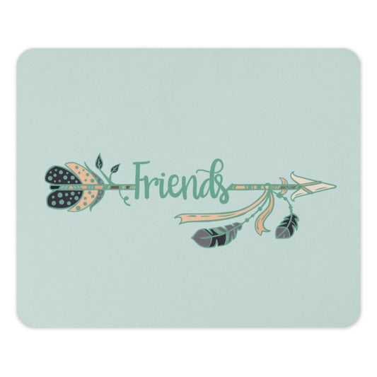 Friends Arrow Mouse Pad, Cute Desktop Accessory, Gift For Friend, Unique Office Decor, Personalized Work Space, Computer Gaming Pad - Tawshia