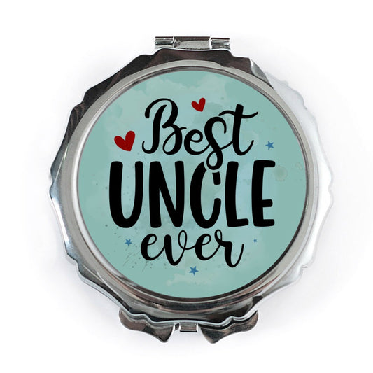 Best Uncle Ever Mirror, Sentimental Gift, Loving Family, Uncle Birthday Present, Pocket Mirror, Travel Mirror, Uncle Appreciation - Tawshia