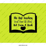 Teacher Appreciation Backpack, Best Teacher Gift, Heart Backpack, Teacher Quote, Gift For Teacher, Teacher Thank You Gift - Tawshia