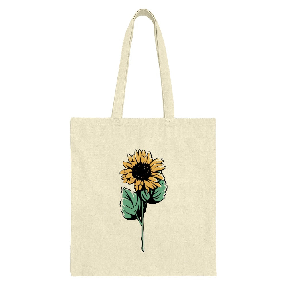 Sunflower Tote Bag, Floral Shopping Bag, Yellow Flower Tote, Cute Everyday Bag, Gift for Her, Nature Lover Tote - Tawshia