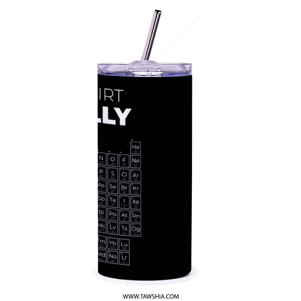Funny Periodic Table Design Stainless Steel Tumbler product