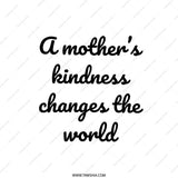 Mother's Kindness Pillow, Inspiring Quote Pillow, Home Decor Pillow, Gift for Mom, Decorative Pillow, Sentimental Pillow, Throw Pillow - Tawshia
