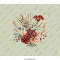 Floral Bouquet BackPack, Elegant Flower BackPack, Nature Inspired BackPack, Classy BackPack, Stylish Backpack for Daily Use - Tawshia