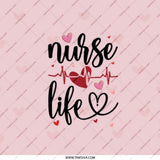 Nurse Life Pocket Mirror, Heartbeat Design, CNA Gift, Medical, Nursing School, RN Present, Pocket Mirrors for Women, Gift for Doctor - Tawshia