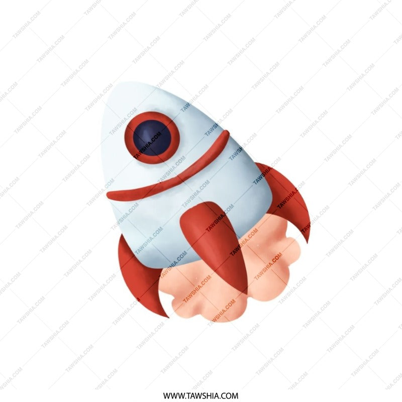 Rocket Pillow, Space Pillow, Kids Room Decor, Outer Space Gift, Astronaut Pillow, Nursery Pillow, Playroom Pillow, Throw Pillow - Tawshia