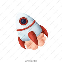 Rocket Pillow, Space Pillow, Kids Room Decor, Outer Space Gift, Astronaut Pillow, Nursery Pillow, Playroom Pillow, Throw Pillow - Tawshia