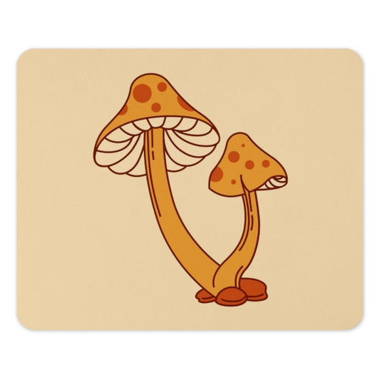 Mushroom Mouse Pad, Fungi Art, Retro Aesthetic Desk Decor, Unique Desk Accessory, Desk Mat, Cool Desk Gift, Gaming Mousepad, Office Gift - Tawshia