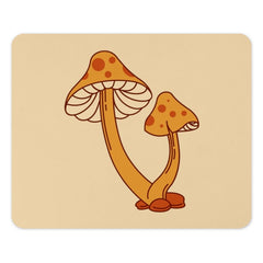Mushroom Mouse Pad, Fungi Art, Retro Aesthetic Desk Decor, Unique Desk Accessory, Desk Mat, Cool Desk Gift, Gaming Mousepad, Office Gift - Tawshia