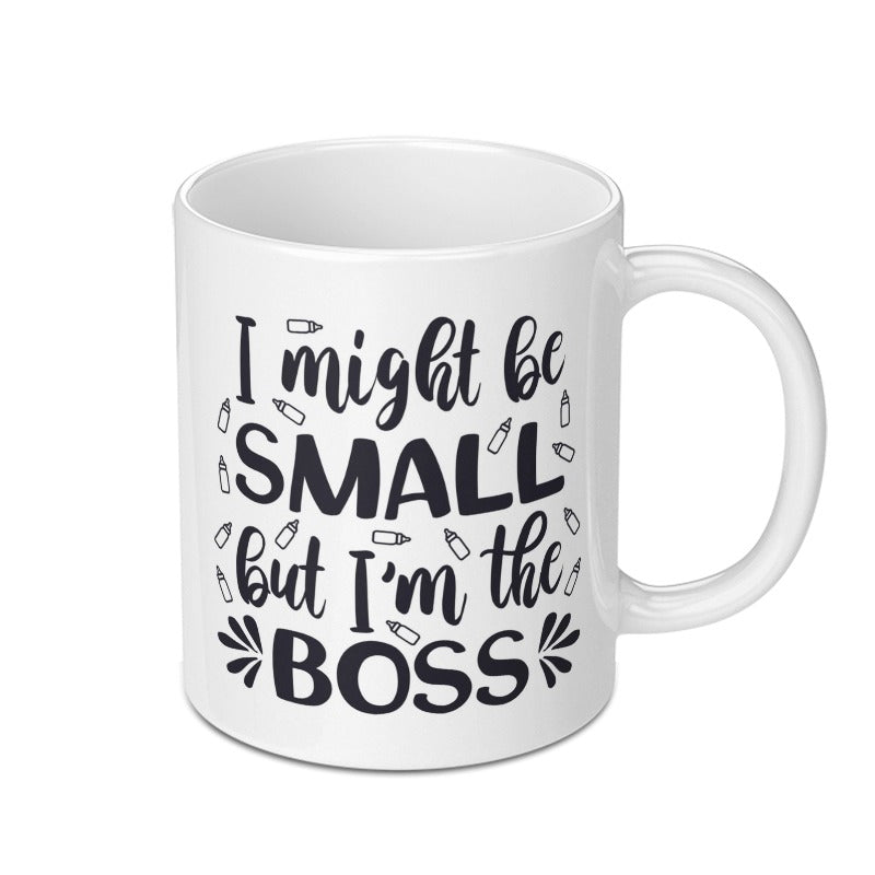Small But the Boss Mug, Funny Boss Mug, Cute Mug, Office Mug, Gift for Boss, New Job Gift, Boss Lady Mug, Gift for Her, Gift For Him - Tawshia
