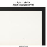 Sumi-e Landscape Wall Art, Japanese Art Print, Sunset Painting, Oriental Decor, Peaceful Scenery, Minimalist Art, Ink Wash Painting - Tawshia