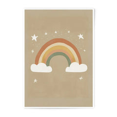 Rainbow Photographic Print, Star Art, Boho Rainbow Decor, Nursery Art Print, Celestial Print, Childrens Room Decor, Kids Room Art - Tawshia