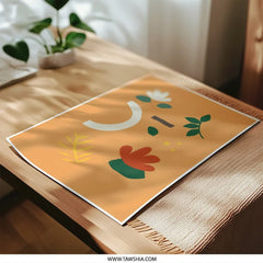 Abstract Floral Photographic Print, Modern Art Print, Botanical Wall Decor, Home Decor Art, Flower Art Print, Minimalist Art - Tawshia
