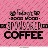Coffee Good Mood Pinback Button, Coffee Lover Badge, Funny Coffee Button, Coffee Gift, Caffeine Motivation Button, Good Day Button - Tawshia
