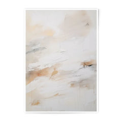 Abstract Painting Photographic Print, Modern Art Photo, Neutral Wall Art Decor, Beige Texture Print, Contemporary Art Print - Tawshia